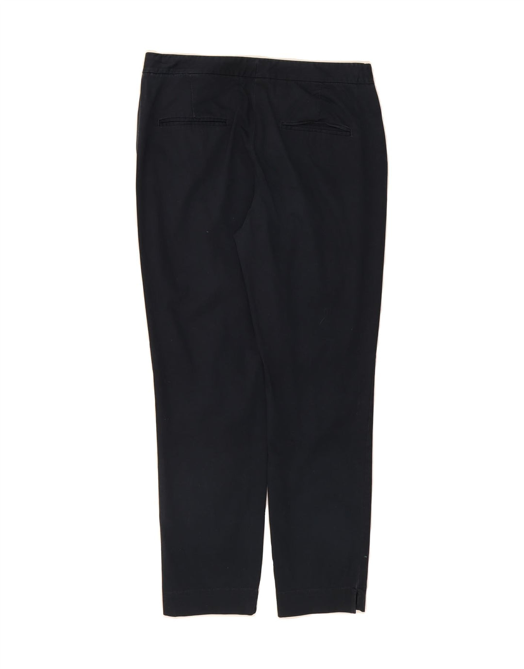 MASSIMO DUTTI Womens Slim Chino Trousers EU 40 Medium W30 L28 Navy Blue Vintage Massimo Dutti and Second-Hand Massimo Dutti from Messina Hembry 