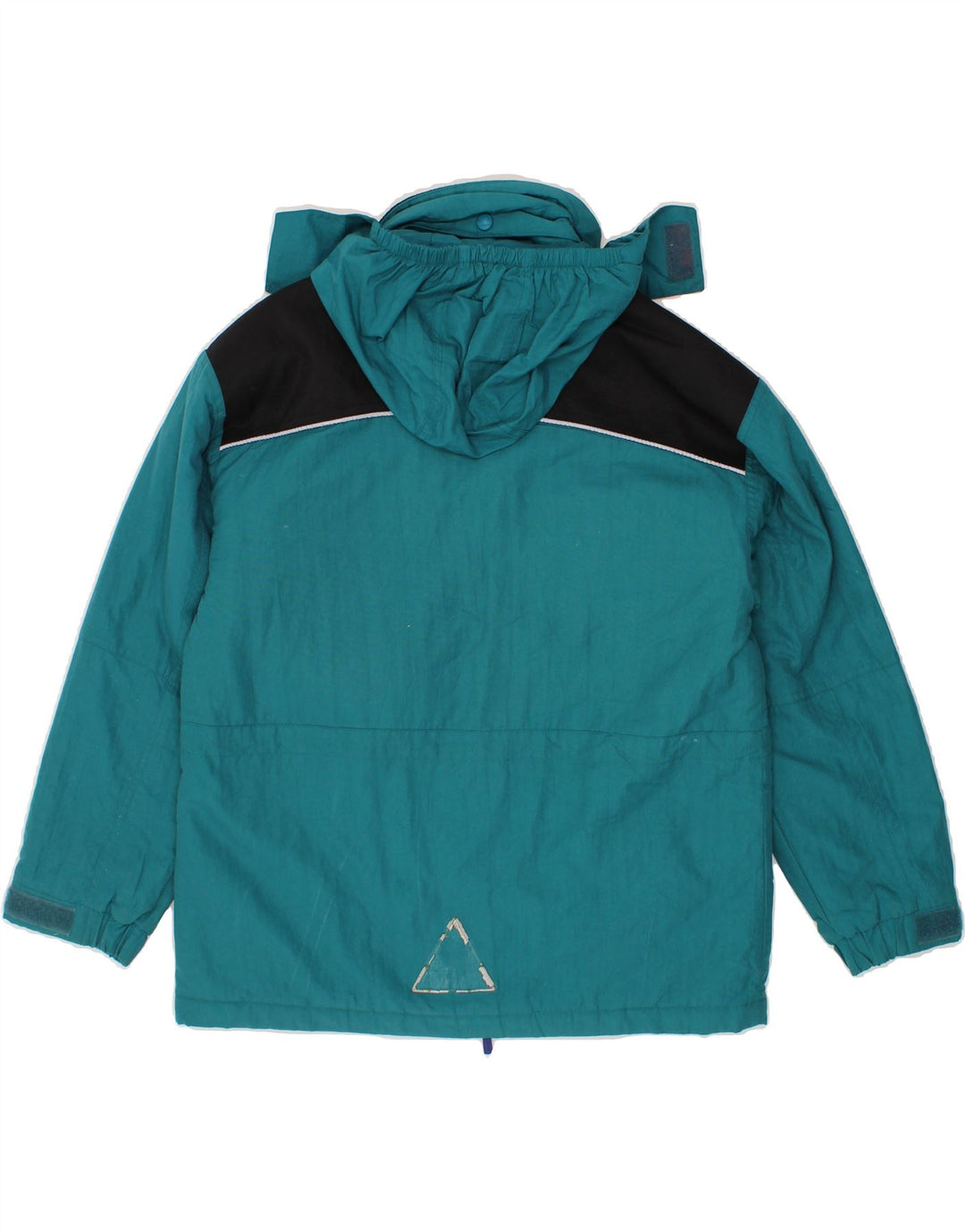 L.L.BEAN Boys Hooded Windbreaker Jacket 14-15 Years Large Blue Polyester Vintage L.L.Bean and Second-Hand L.L.Bean from Messina Hembry 