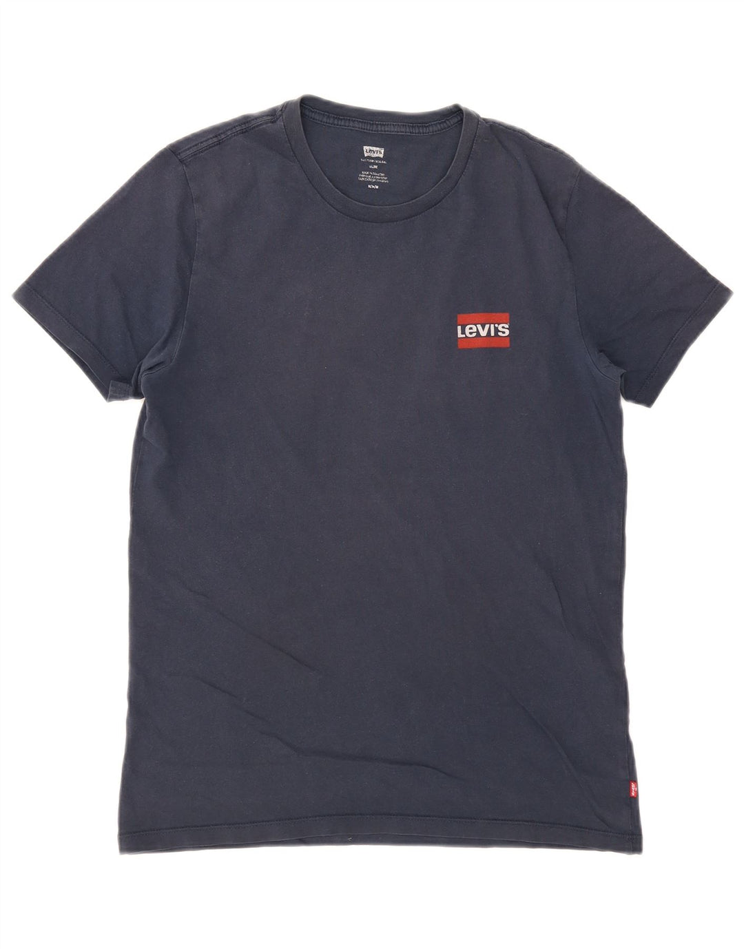 Ανδρικό T-Shirt Levi's Slim Fit Τοπ μεσαίου μπλε βαμβακερό