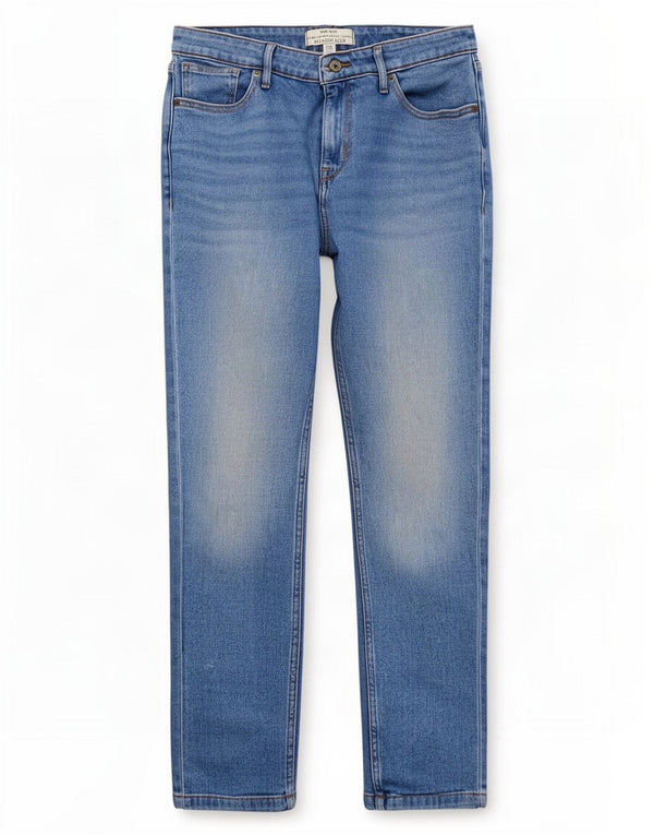 White Stuff Γυναικεία Relaxed Fit Slim Jeans UK 12 Medium W28 L27 Blue Cotton