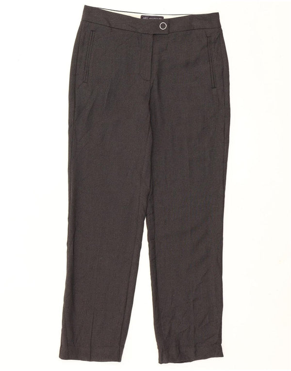 Marks & Spencer Γυναικείο ίσιο παντελόνι UK 8 Small W28 L27 Grey