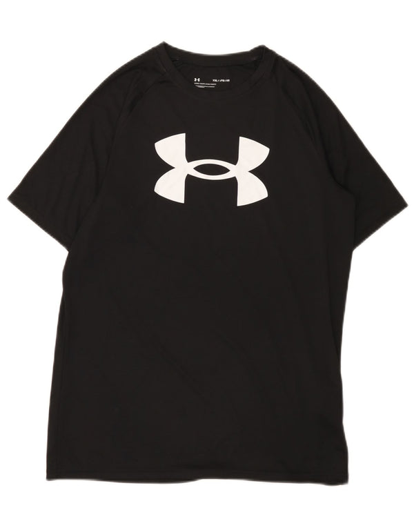 Under Armour Boys Loose Fit Graphic T-shirt Top 13-14 Years XL Black