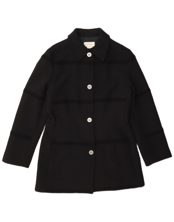 Caractere Γυναικείο μπουφάν blazer UK 12 μεσαίο μαύρο μαλλί