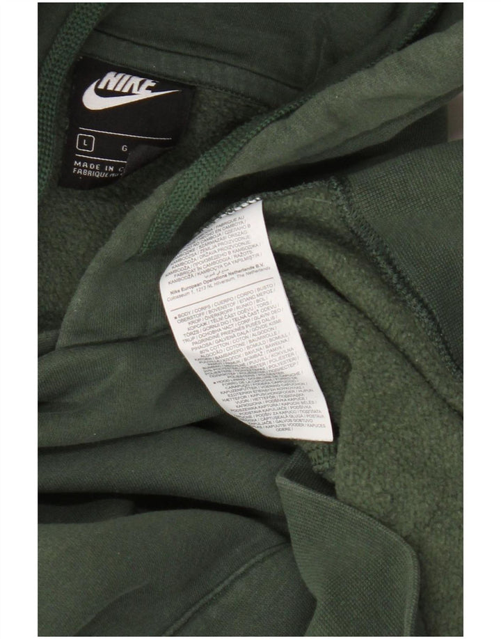 Ανδρική κουκούλα Nike, μεγάλο πράσινο βαμβακερό