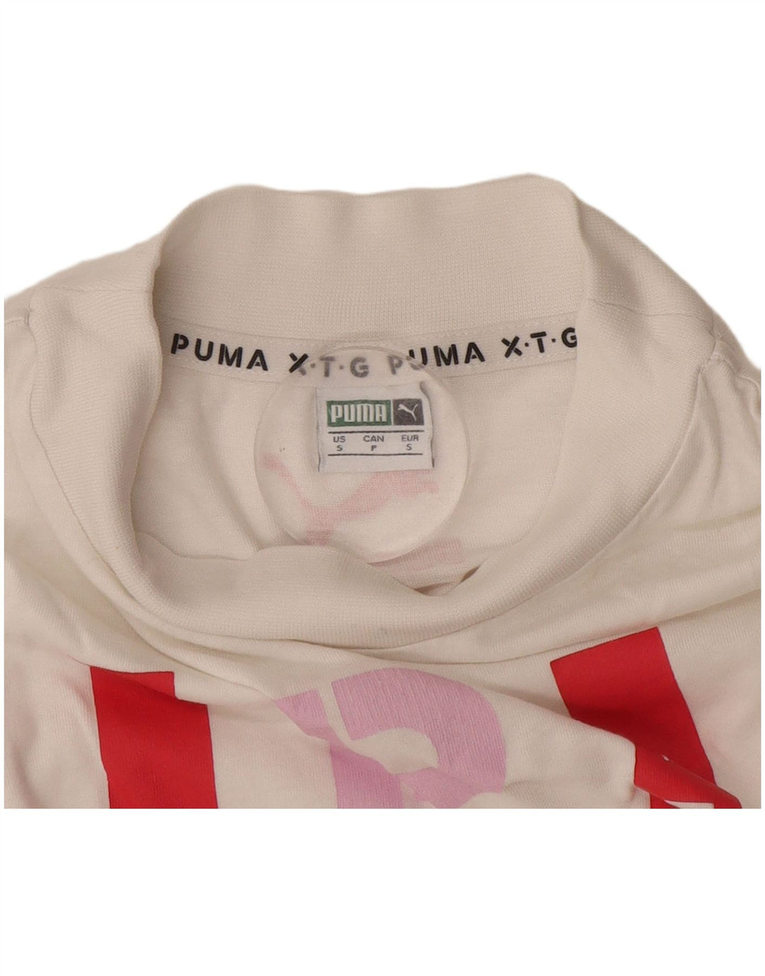 Γυναικείο γραφικό μπλουζάκι Puma Top UK 10 Small White