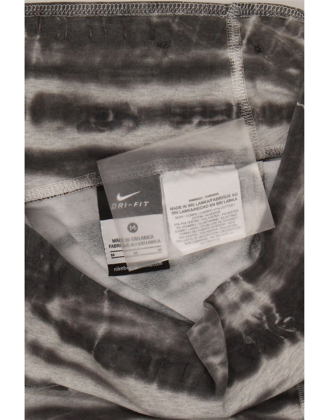 Γυναικείο κολάν Nike Capri UK 14 Medium Grey Tie Dye Cotton