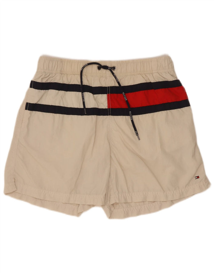 Ανδρικό σορτς κολύμβησης Tommy Hilfiger Small Beige Colourblock Polyester