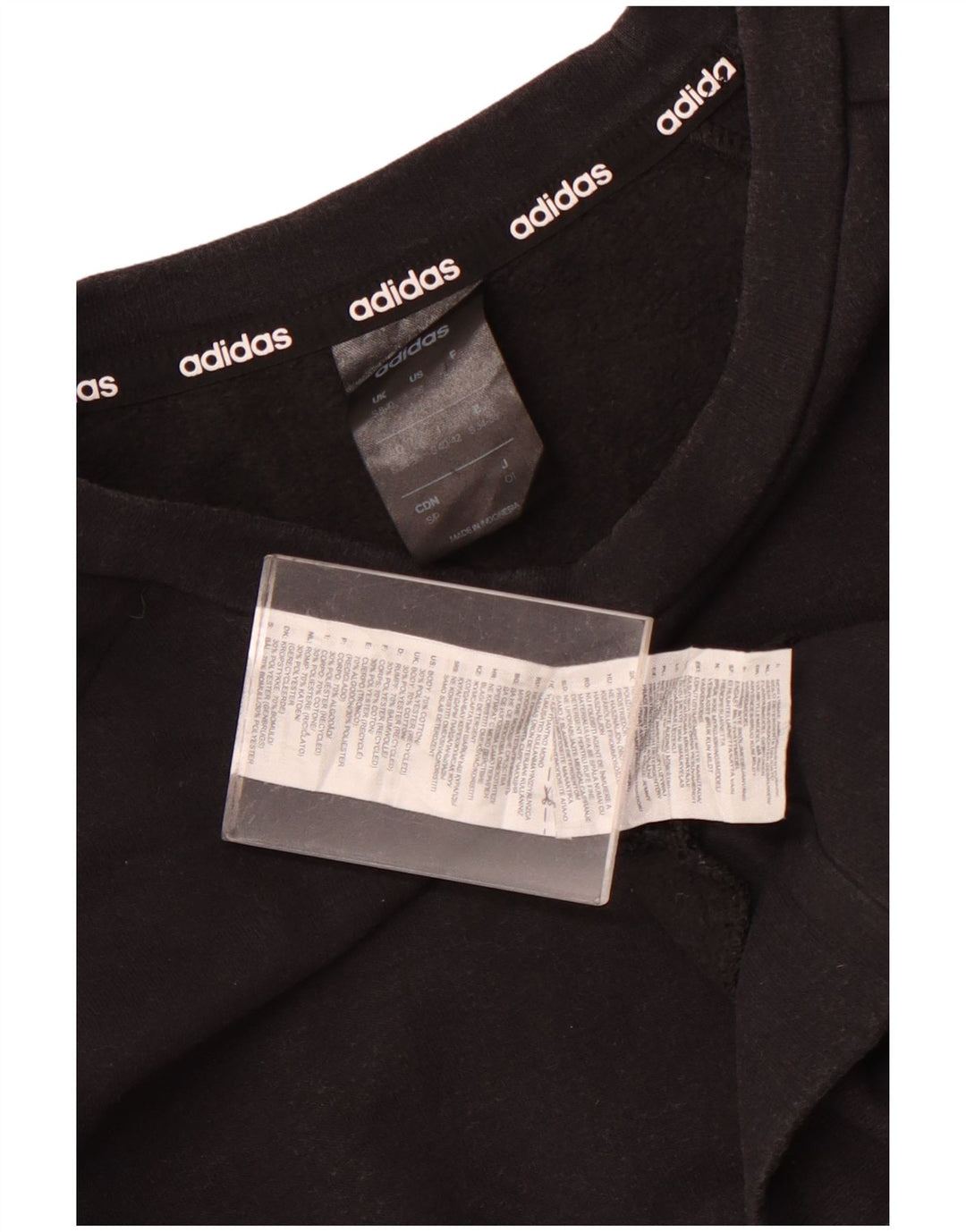 Γυναικεία φούτερ ADIDAS Jumper UK 8/10 Small Black Cotton