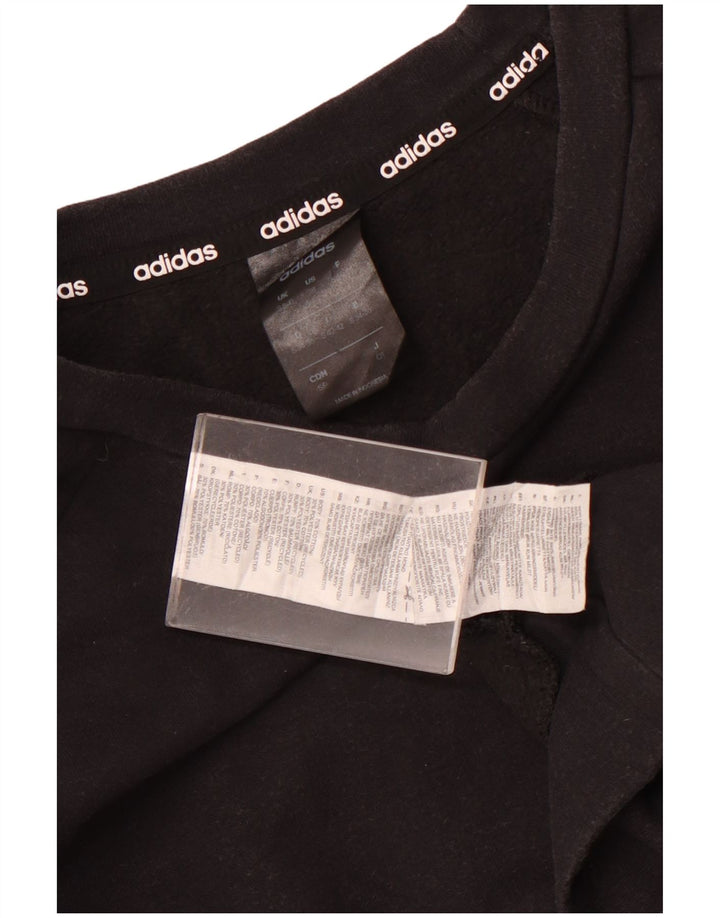 Γυναικεία φούτερ ADIDAS Jumper UK 8/10 Small Black Cotton