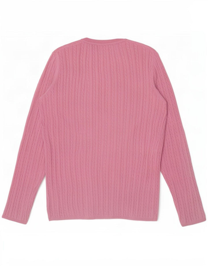 Ανδρικό πουλόβερ Tommy Hilfiger Boat Neck Jumper Μεσαίο ροζ βαμβακερό