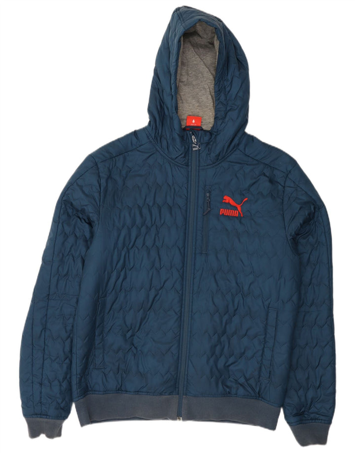 Puma Ανδρικό καπιτονέ μπουφάν UK 40 Large Navy Blue