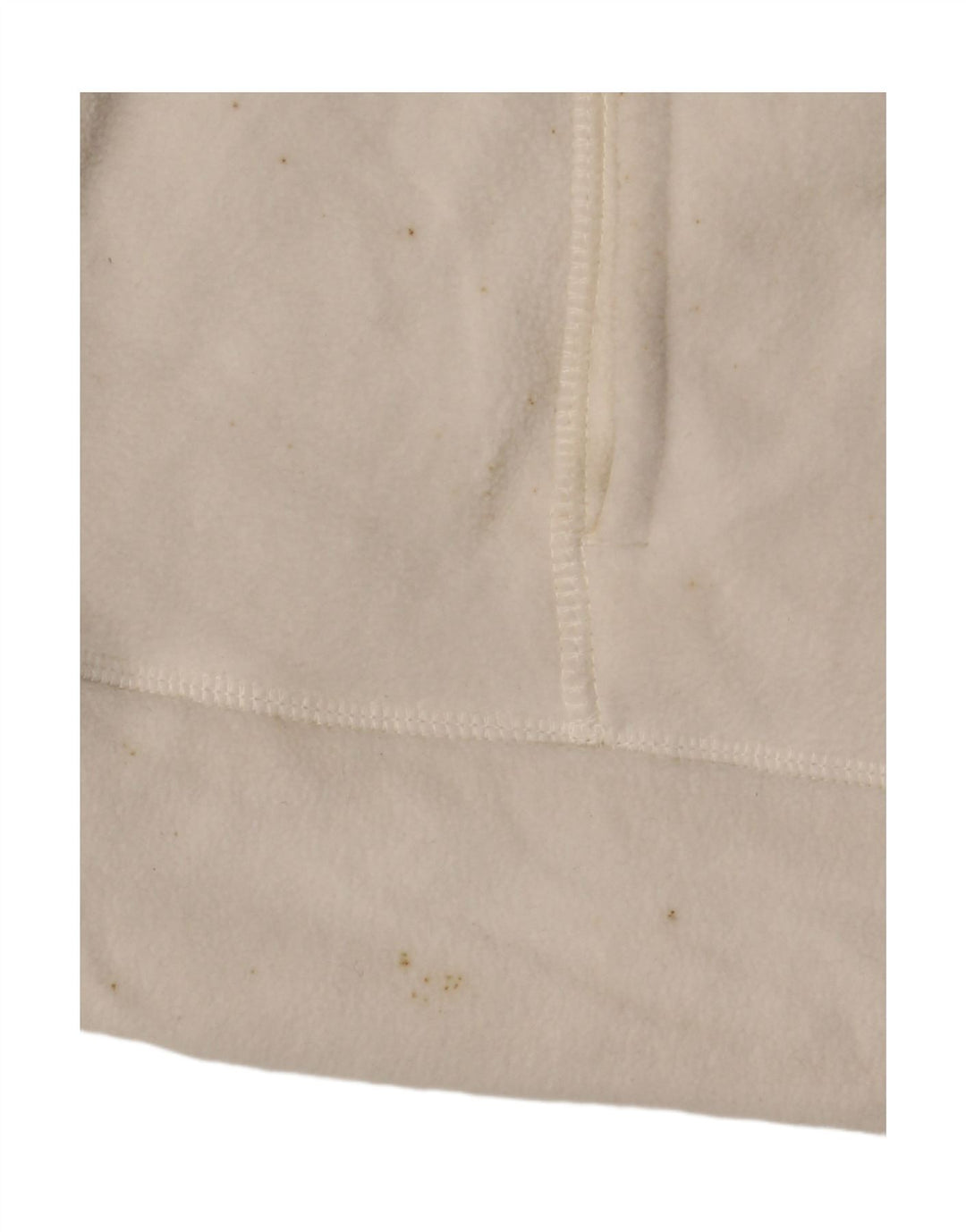 Marks & Spencer Γυναικείο Fleece Jacket UK 20 2XL Λευκό βαμβακερό