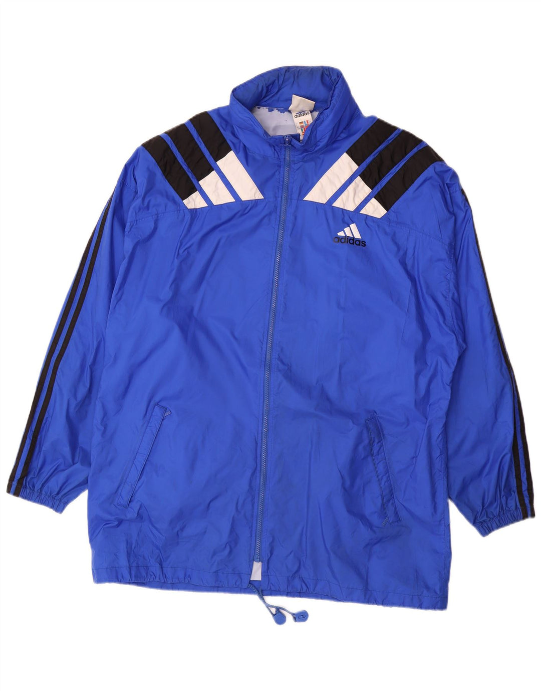 Adidas Ανδρικό μπουφάν βροχής UK 44/46 μεγάλο μπλε χρώμα πολυαμίδιο