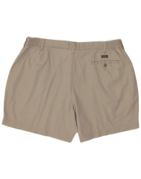 MARKS & SPENCER Ανδρικό σορτς Chino Μπλε Harbour W40 XL Μπεζ βαμβακερό