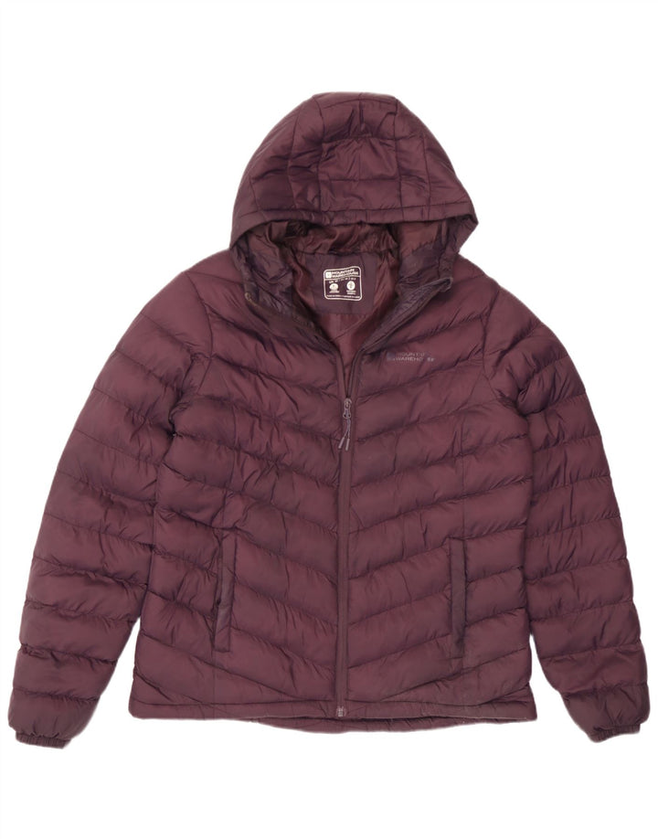 Mountain Warehouse Γυναικείο μπουφάν με κουκούλα με επένδυση UK 10 Small Maroon