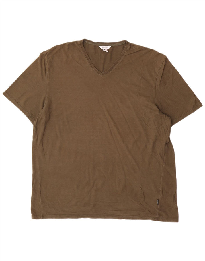 Ανδρικό T-Shirt CALVIN KLEIN Top XL Khaki