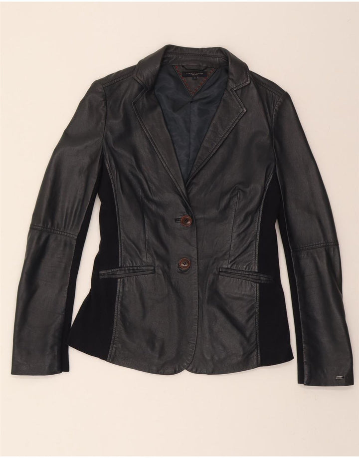 TOMMY HILFIGER Womens 2 Button Blazer Jacket US 6 Medium Navy Blue Vintage Tommy Hilfiger and Second-Hand Tommy Hilfiger from Messina Hembry 