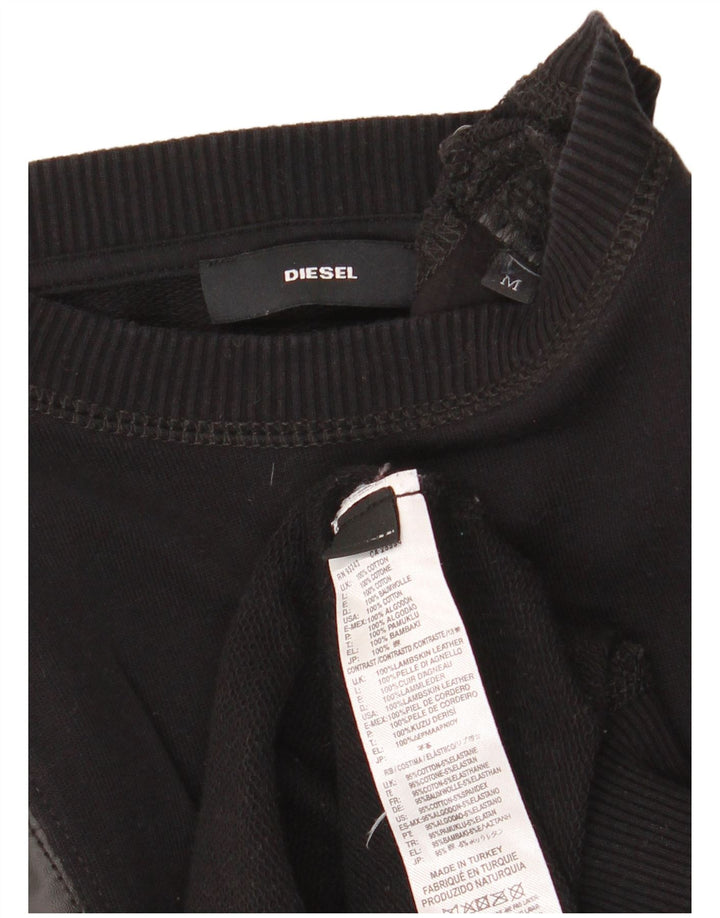 Diesel Γυναικεία Φούτερ Jumper UK 14 Medium Black Cotton