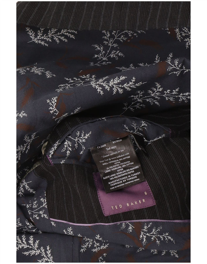 Ted Baker Ανδρικό τζάκετ με 2 κουμπιά, 6 2XL, βαμβακερό μπλέ μπλέ