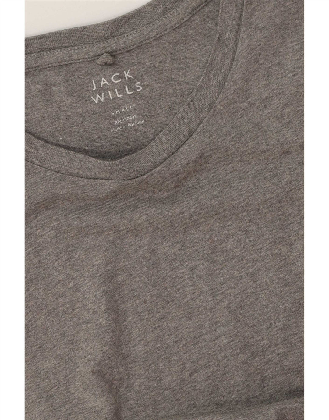 Jack Wills Ανδρικό T-Shirt Top Small Grey Flecked