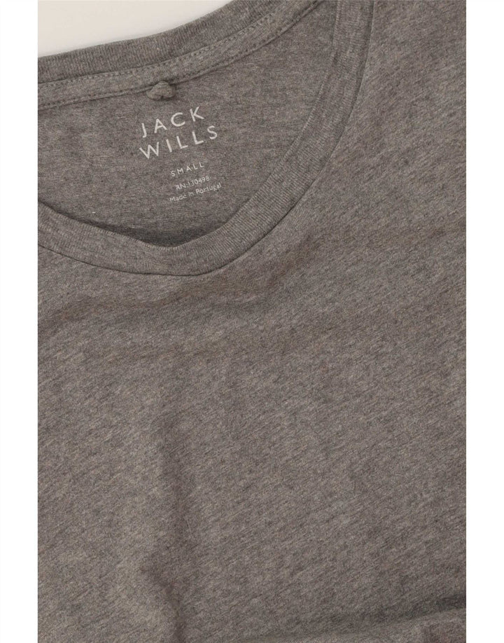 Jack Wills Ανδρικό T-Shirt Top Small Grey Flecked