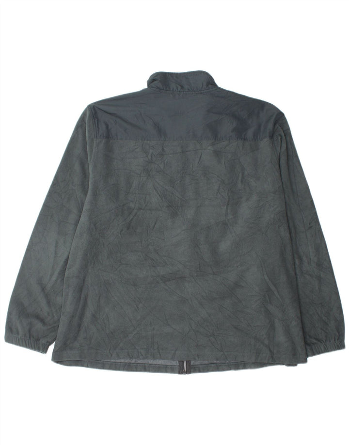Starter Mens Fleece Jacket UK 44 2XL Grey Polyester