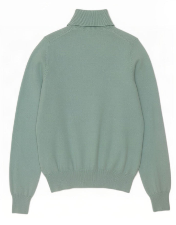 Marks & Spencer Γυναικείο πουλόβερ με ρολό λαιμόκοψη UK 10 Small Turquoise
