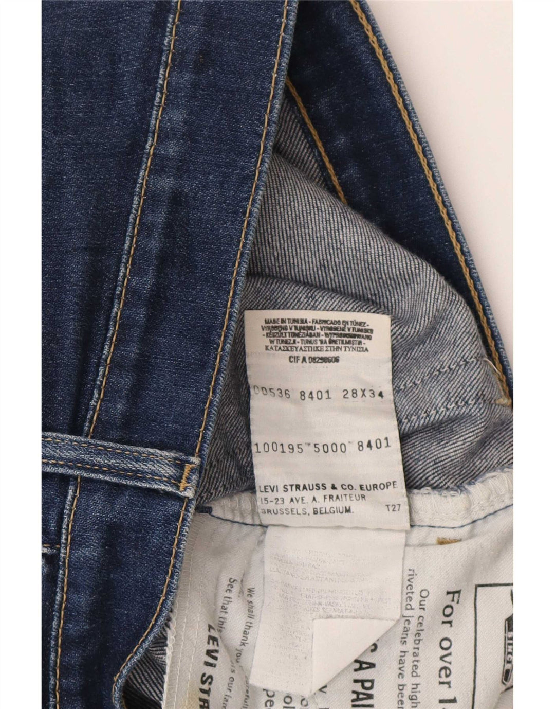 Γυναικείο Slim Jeans Levi's W28 L34 Navy Blue Cotton