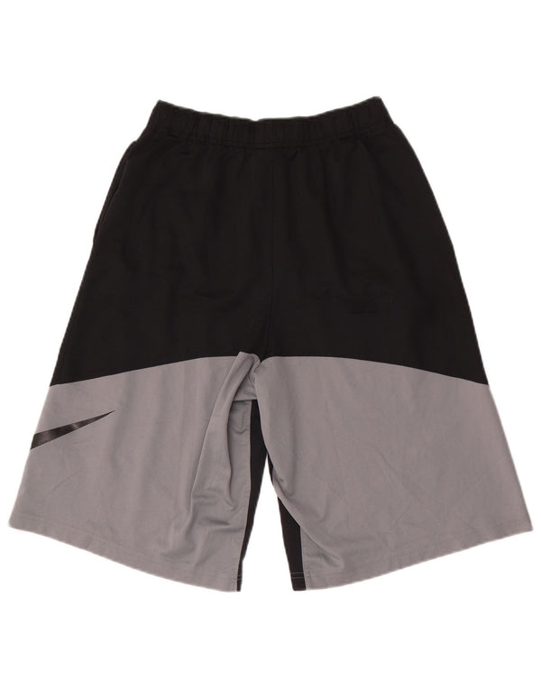 Γραφικό αθλητικό σορτς Nike Boys Dri Fit 13-14 ετών XL μαύρο χρώμα