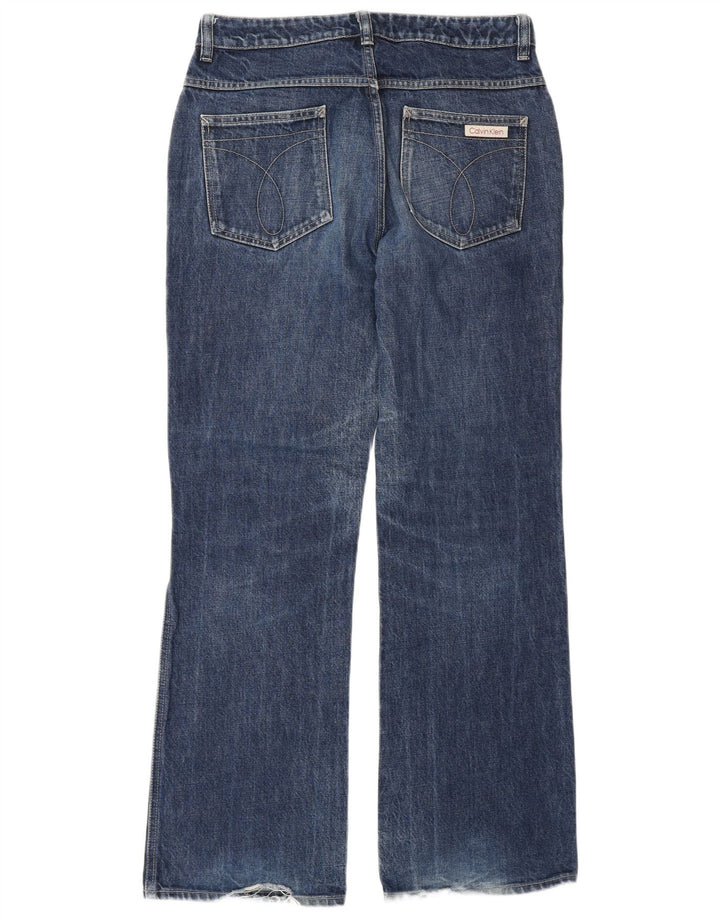 Calvin Klein Γυναικεία Bootcut Jeans W32 L32 Μπλε βαμβακερό