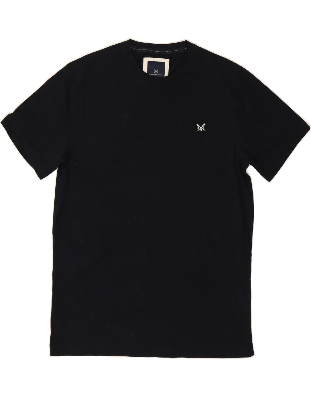 CREW CLOTHING Mens T-Shirt Top Medium Black Cotton Vintage Crew Clothing and Second-Hand Crew Clothing from Messina Hembry 