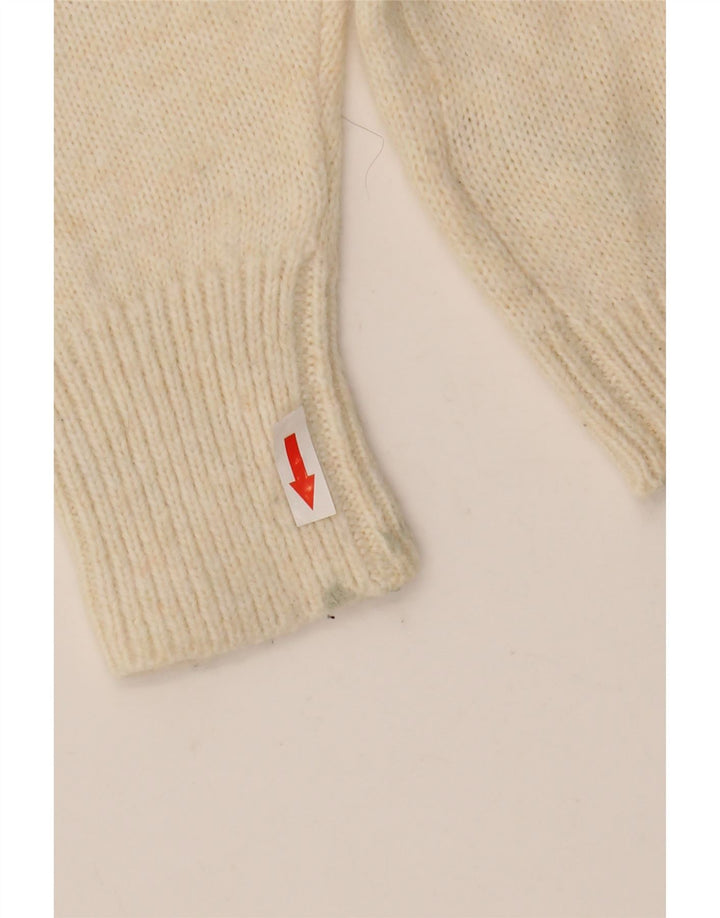 Marks & Spencer Γυναικείο πουλόβερ με λαιμόκοψη UK 14 Medium White