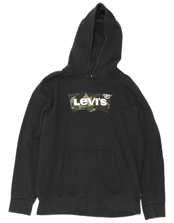 Ανδρικό Levi's Graphic Hoodie Jumper XL Μαύρο βαμβακερό
