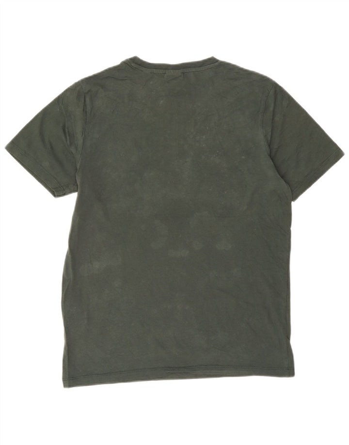 Jack & Jones Ανδρικό γραφικό T-Shirt Μπλουζάκι με μεσαίο πράσινο βαμβάκι
