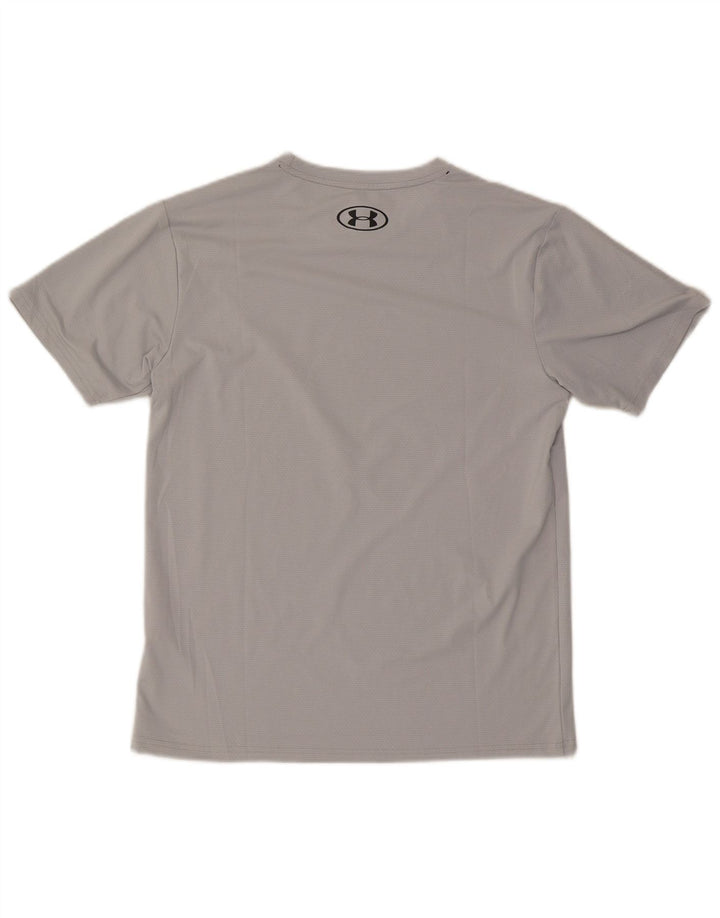 Under Armour Ανδρικό γραφικό T-Shirt Top Large Grey Polyester