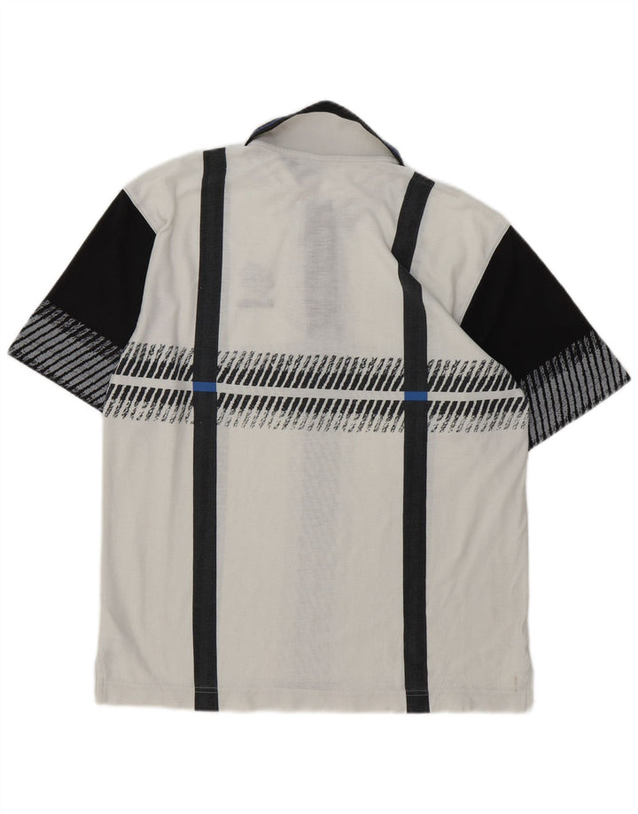 Lotto Ανδρικό πουκάμισο Polo Medium White Colourblock Polyester