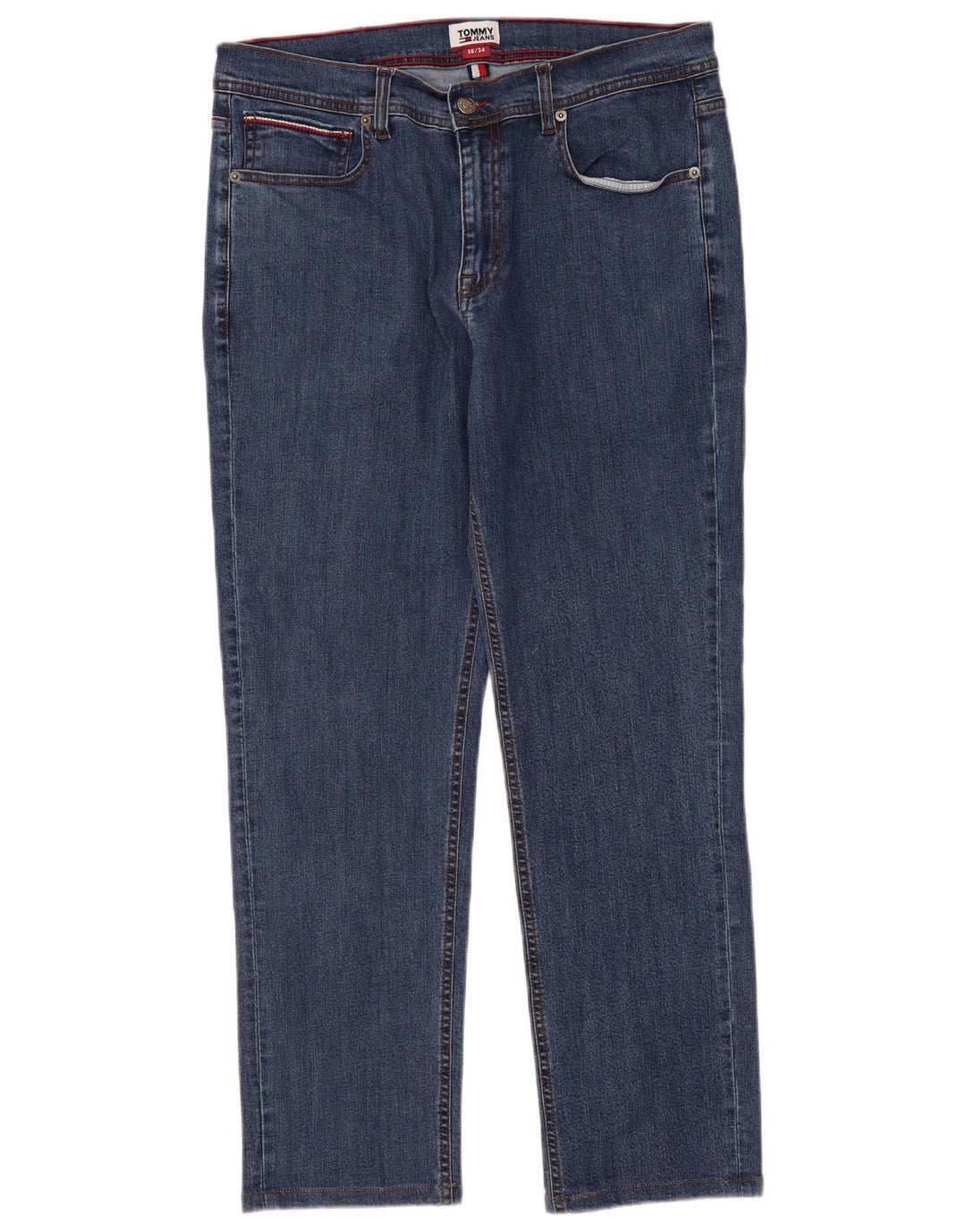 Tommy Hilfiger Γυναικείο ίσιο τζιν W36 L28 Μπλε βαμβακερό