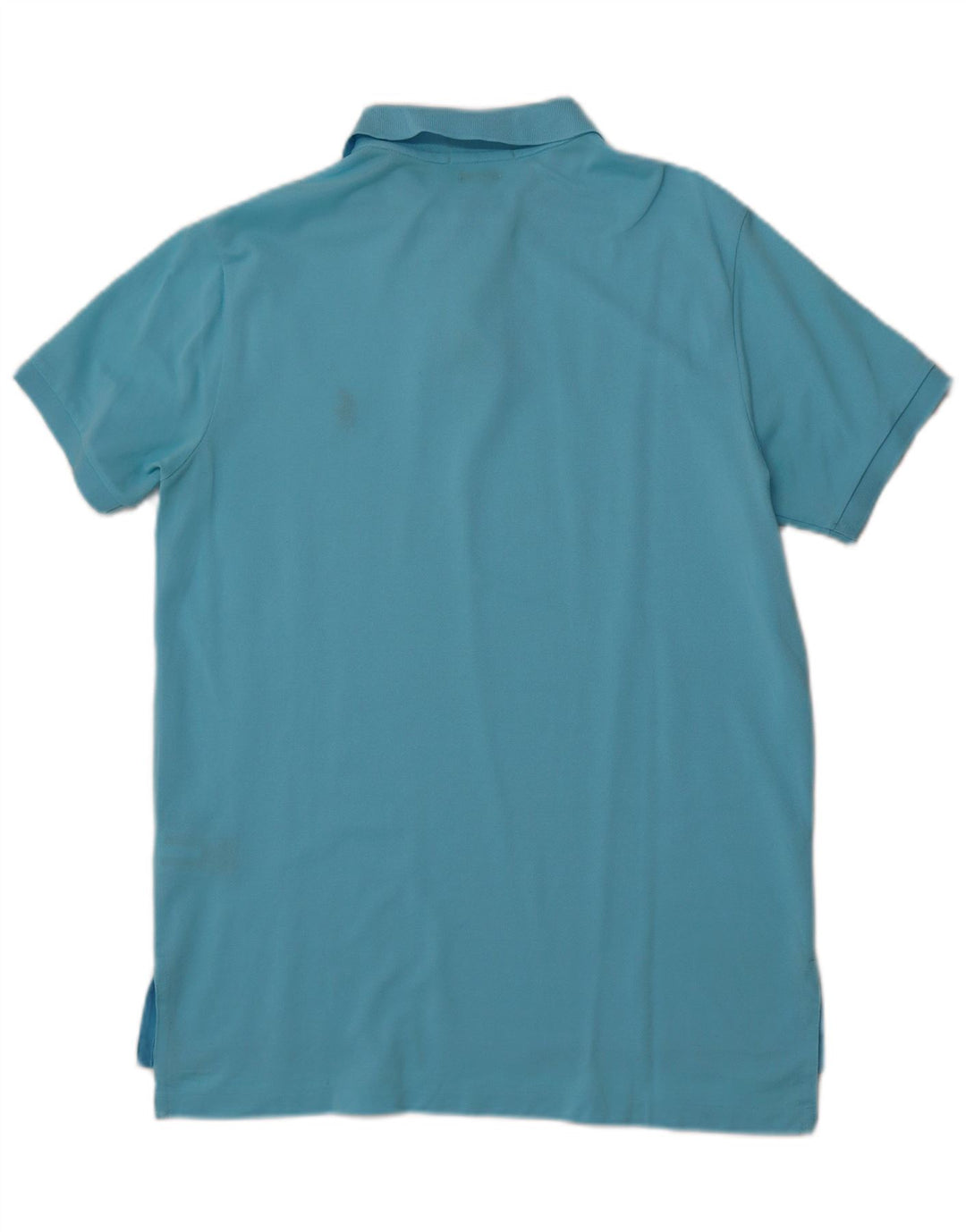 POLO RALPH LAUREN Ανδρικό πουκάμισο πόλο με προσαρμοσμένη εφαρμογή, μεγάλο μπλε βαμβακερό