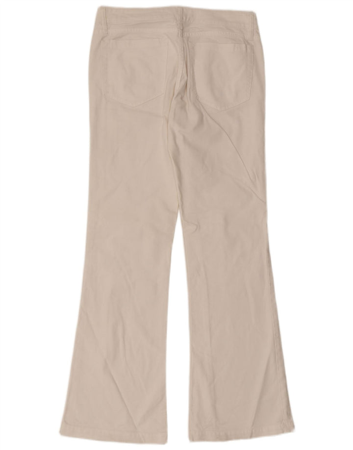 Atos Lombardini Γυναικεία Bootcut Jeans W30 L31 Λευκό βαμβακερό