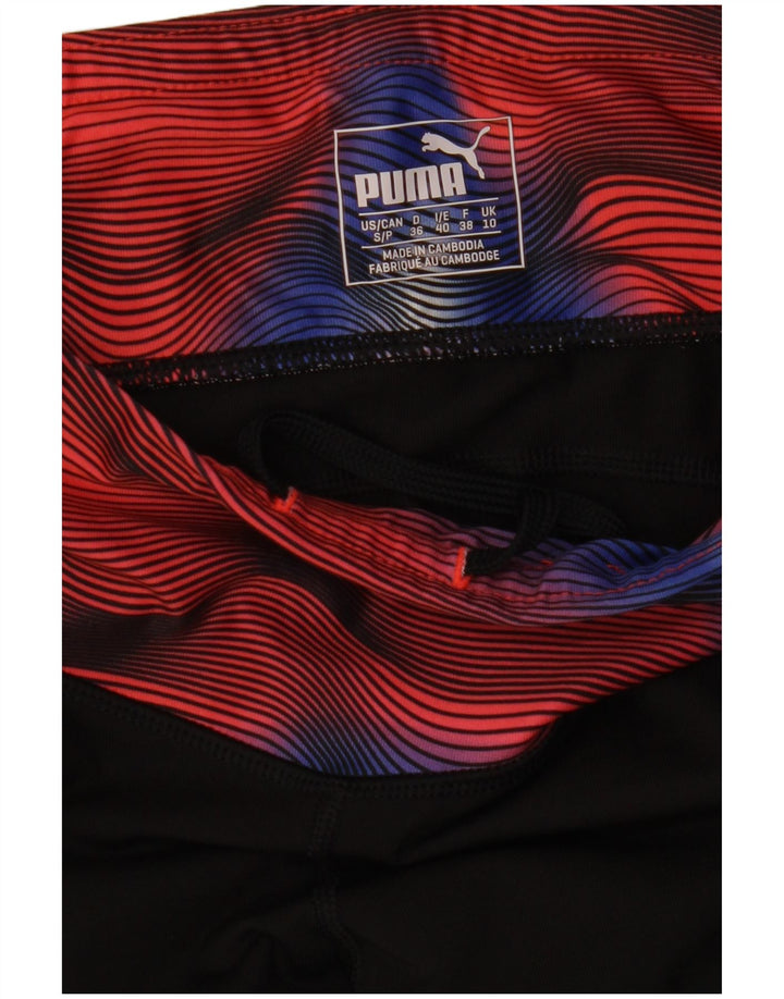 Γυναικεία κολάν με αφηρημένο σχέδιο Puma UK 10 Small Black Colourblock