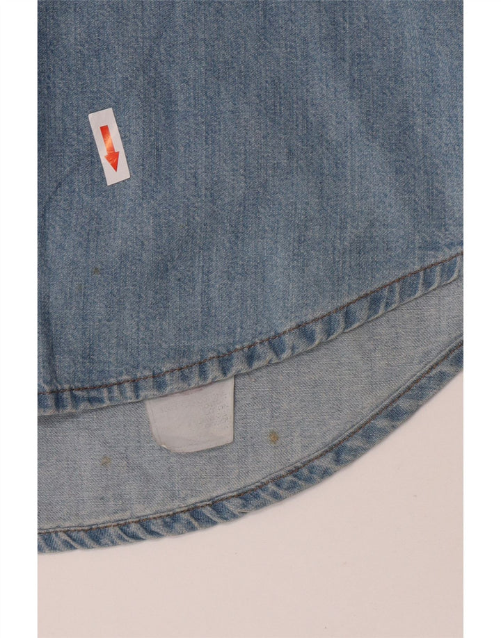 Ανδρικό τζιν πουκάμισο Carrera μεγάλο μπλε βαμβακερό