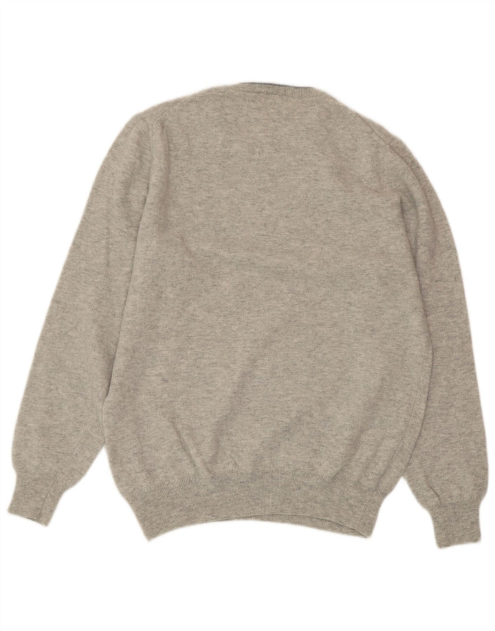 BROOKSFIELD Γυναικείο πουλόβερ με λαιμόκοψη IT 52 2XL Γκρι μαλλί