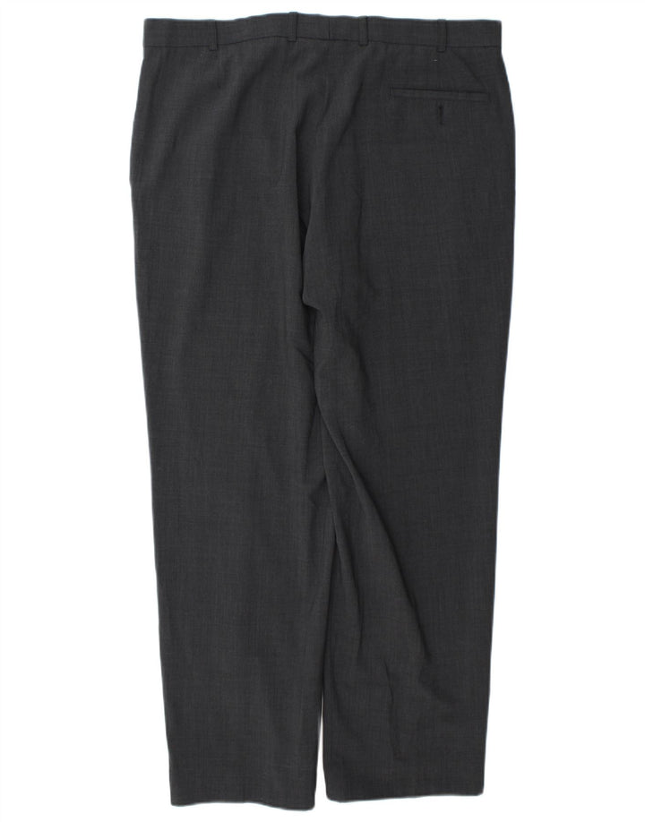 Ανδρικό παντελόνι με φόρμα Marks & Spencer W38 L31 Grey Polyester