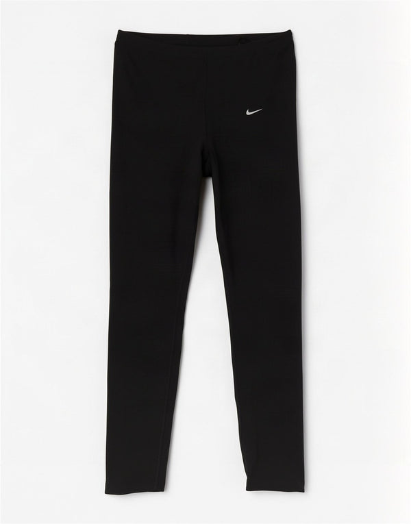 Γυναικείο κολάν Nike UK 10/12 Μεσαίο μαύρο πολυεστέρα