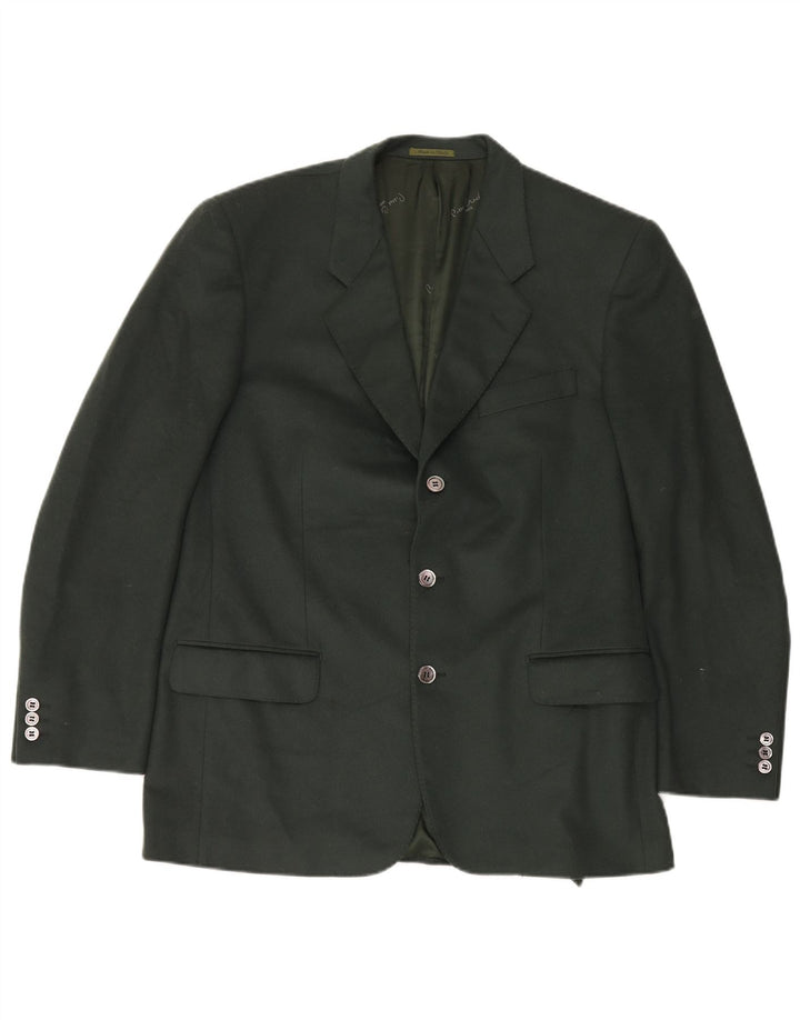 Pierre Cardin Ανδρικό σακάκι 3 κουμπιών σακάκι IT 50 μεγάλο χακί μαλλί