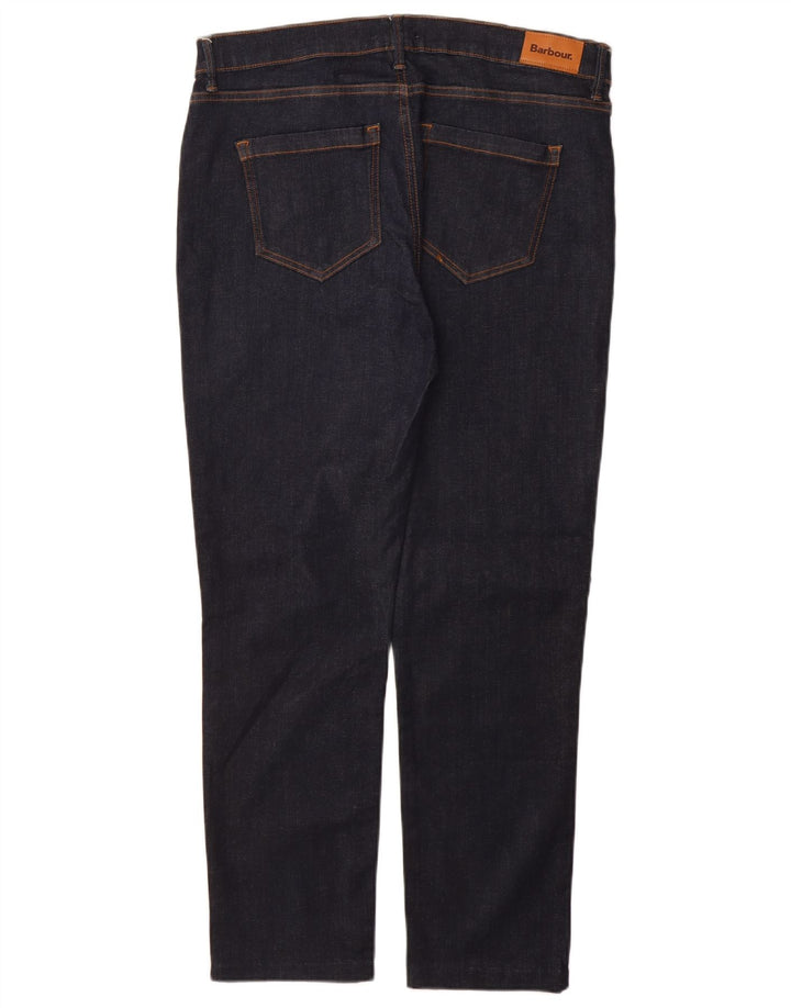 BARBOUR Γυναικεία Straight Jeans UK 18 XL W34 L28 Navy Blue Cotton