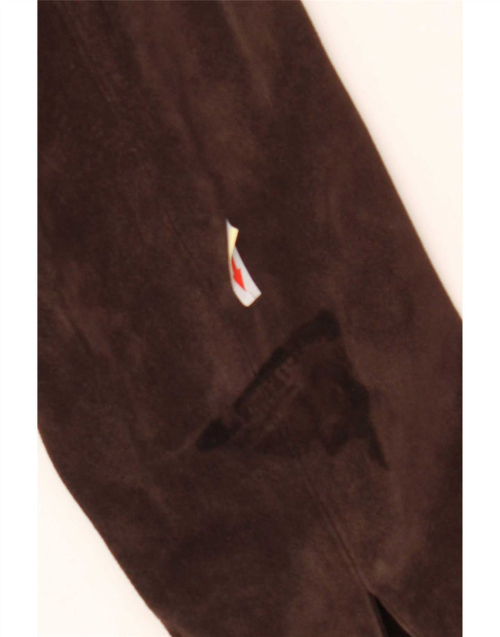 Fabrizio Lenzi Γυναικείο Suede Jacket IT 46 Large Brown Δερμάτινο