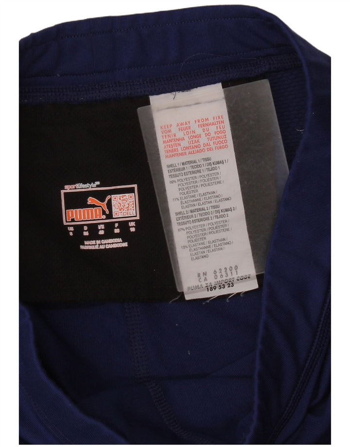 Puma Γυναικεία κολάν Capri UK 10 Small Navy Blue Polyester