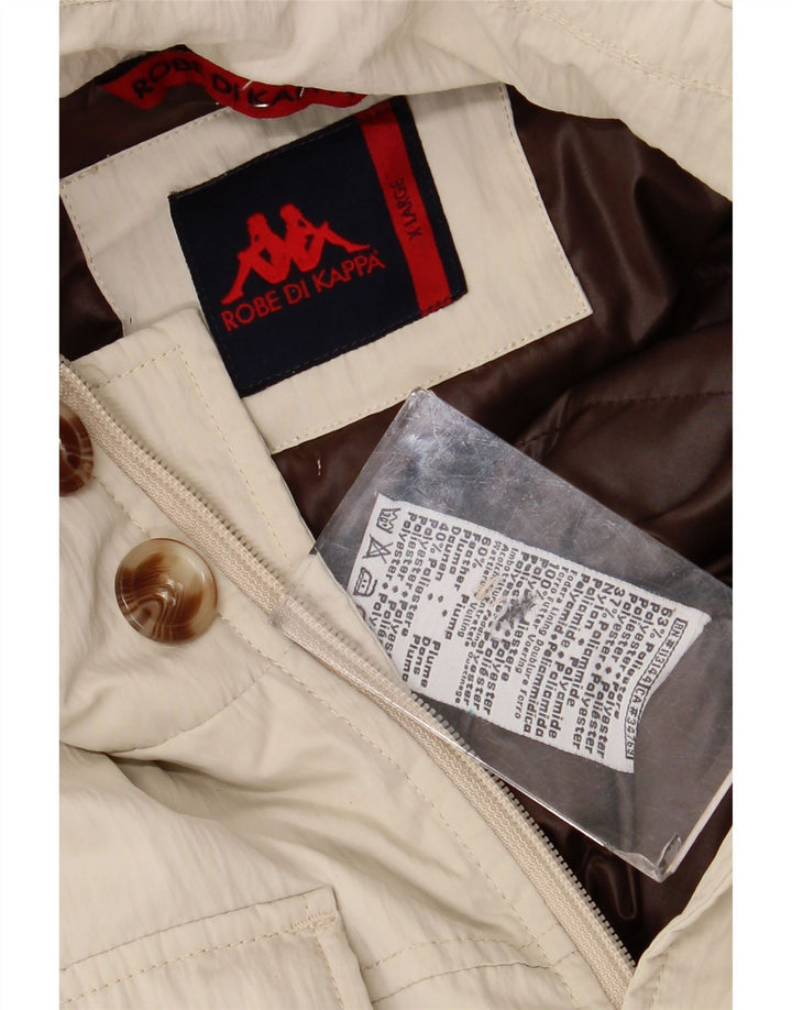 Kappa Ανδρικό μπουφάν με επένδυση UK 42 XL Beige Polyester