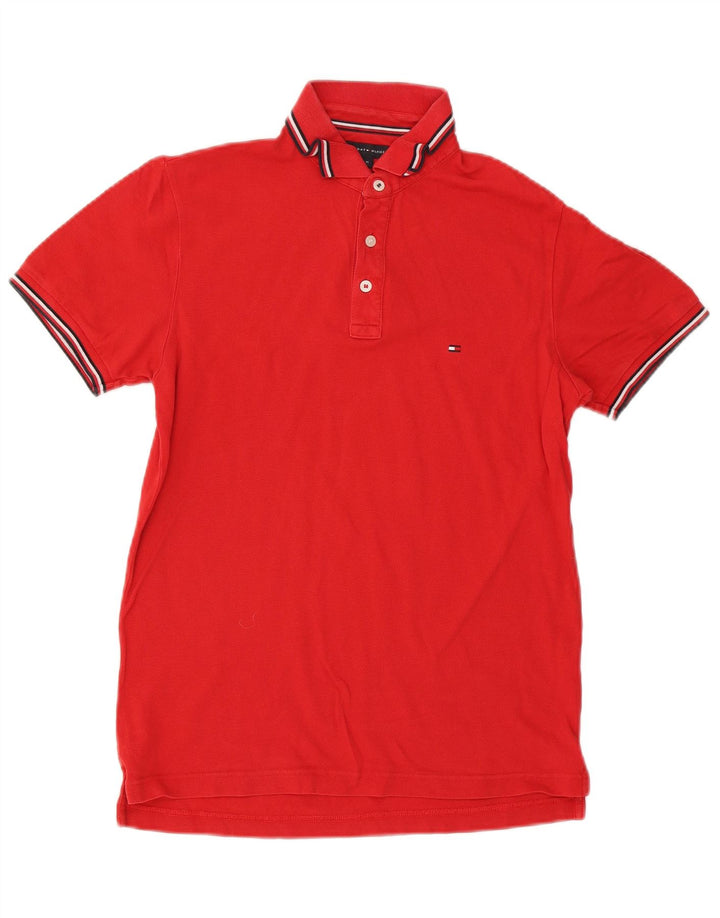 Tommy Hilfiger Ανδρικό πουκάμισο Polo Slim Fit Medium Red